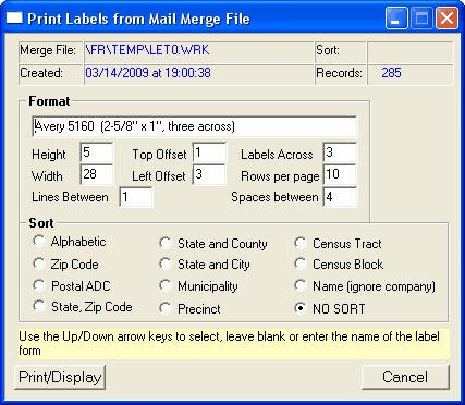 mailmergelabels